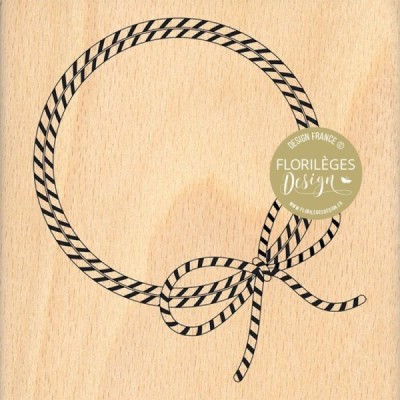 Enchantement - Timbro in legno COURONNE DE FICELLE