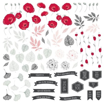 Spring Poppies - Die Cut
