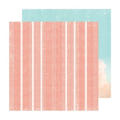 Set Sail - Canvas Stripes Peach