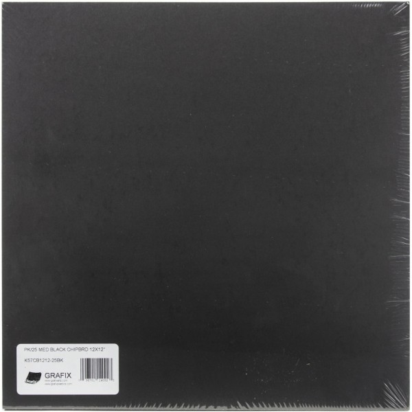 Chipboard Sheets Black