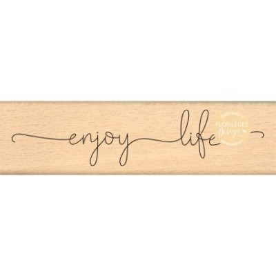 A petits pas - Timbro in legno FIL ENJOY LIFE