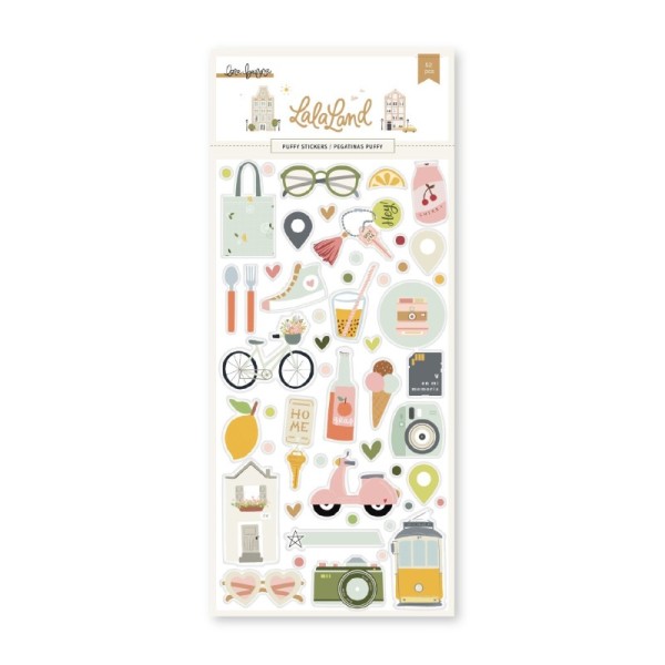 Lala Land - Puffy stickers Illustrazioni