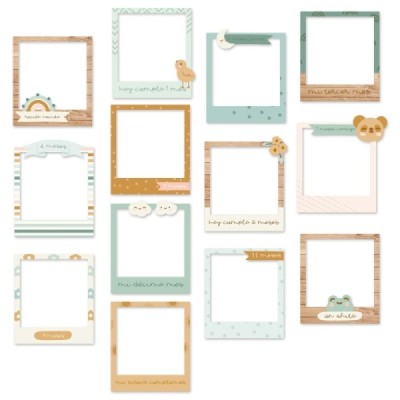 Baby Bloom - Cornicette chipboard