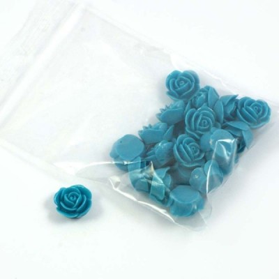 Rosa in resina - blue
