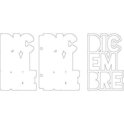 File Da Taglio - Dicembre Divisorio
