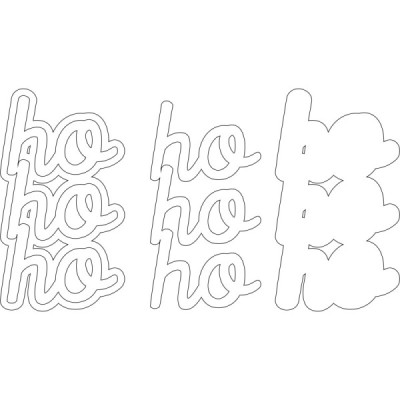 File Da Taglio - Ho Ho Ho