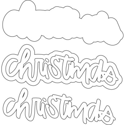 File Da Taglio - Christmas Handwriting