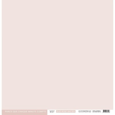 Herbarium - Tinta unita DUO ROSE ANCIEN