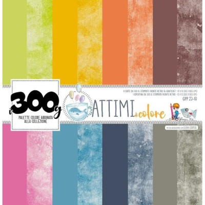 Attimi di colore - Kit Carte i300gr 12x12"