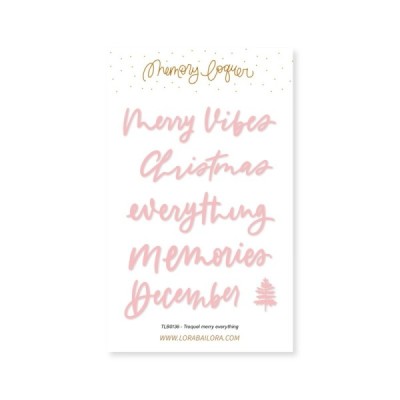 December Vibes - Fustella MERRY EVERYTHING