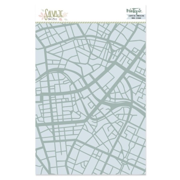 Salvaje - Embossing folder 6x8" Plano