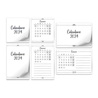 Bundle Calendarietti 2024 - 13 calendarietti assortiti