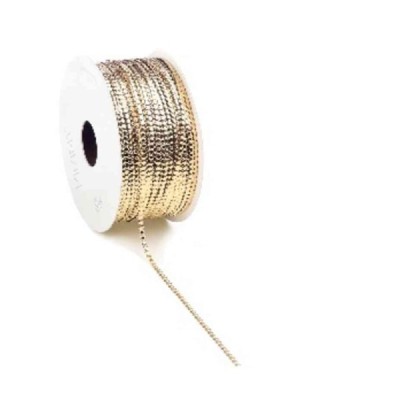 Cordino Esagoni Oro 3mm