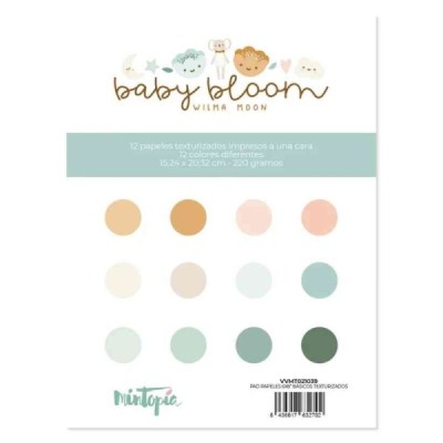 Baby Bloom - Pad 6x8" Monocromatiche Texture