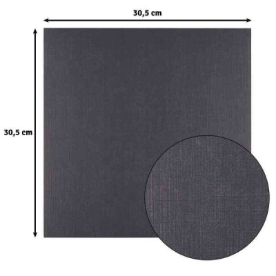 Florence 12x12" Lino - Black