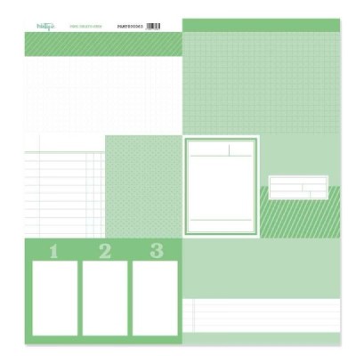 Back to Basic - Tarjeta 12x12" - Verde