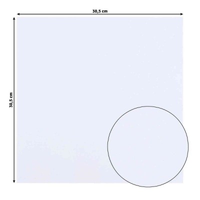 Florence 12x12" Smooth - White