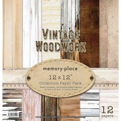 Vintage Woodwork - Pad 12x12"