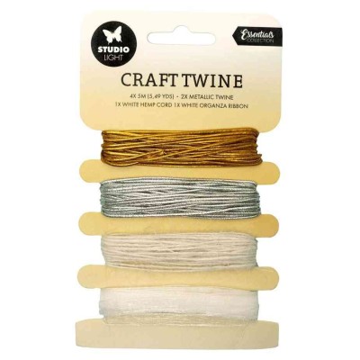Craft Twine - Metallic Twine/Hemp Cord/Organza