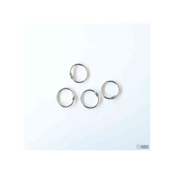 Set 4 anelli 3/4"