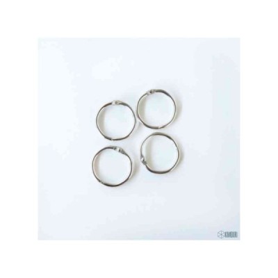 Set 4 anelli 1" Argento