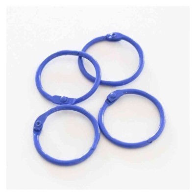 Set 4 anelli 1,5" Indigo