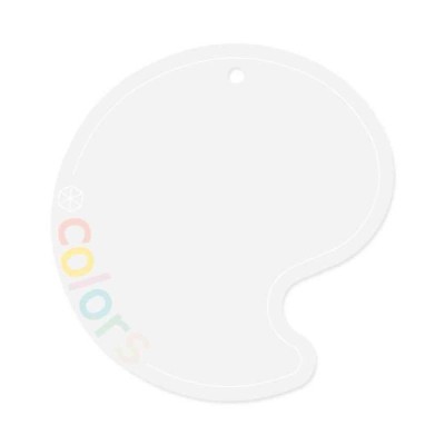 Supporto a forma di tavolozza per colori