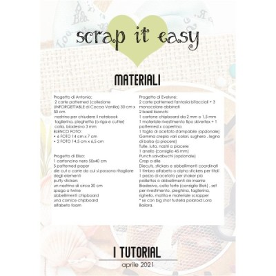 Pacchetto 4 Tutorial Marzo
