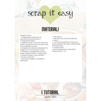 Pacchetto 4 Tutorial Marzo