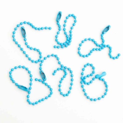 Set di 6 catenelle Celeste
