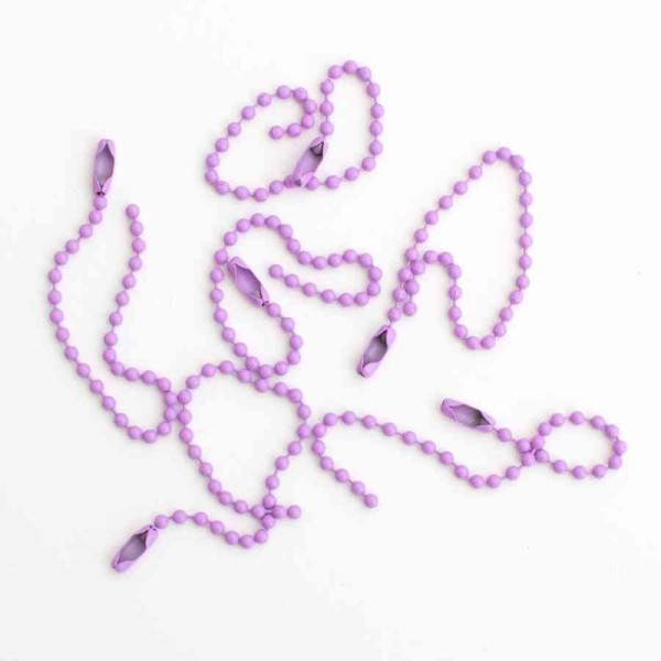 Set di 6 catenelle Lila Pastel