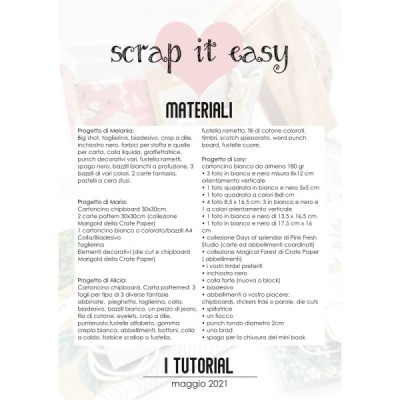 Pacchetto 4 Tutorial Maggio