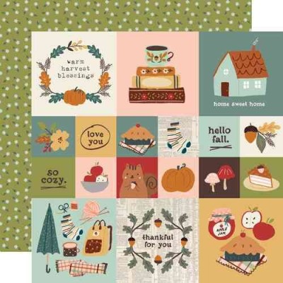 Cider & Donuts - Carta 12x12" 2x2/4x4 Elements