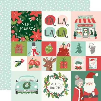 Santa's Village - Carta 12x12" 2x2/4x4 Elements