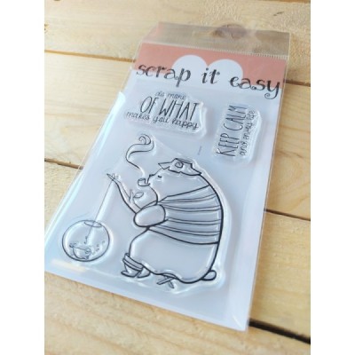 TIMBRO - ORSO PESCATORE