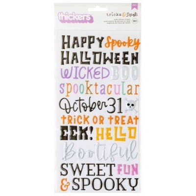 Tricks & Treats - Puffy Phrases