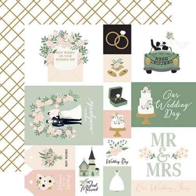 Marry Me - Carta 12x12" Multi Journaling Cards