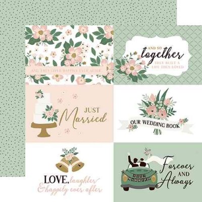 Marry Me - Carta 12x12" 6X4" Journaling Card