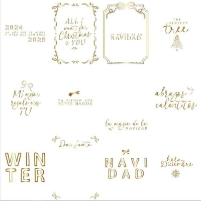 Holly Jolly - Vellum Tarjetas