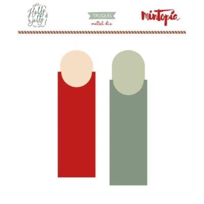 Holly Jolly - Fustella Bolsillo alargado
