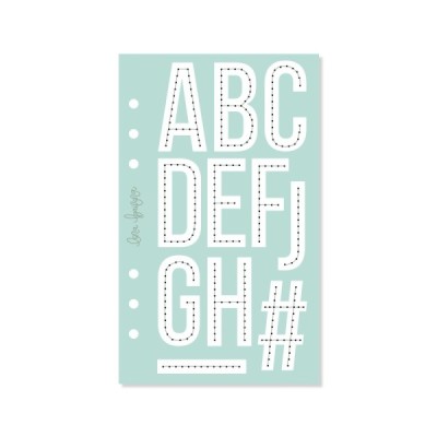 Stitch It - Template per cuciture ALFABETO LINEAL 