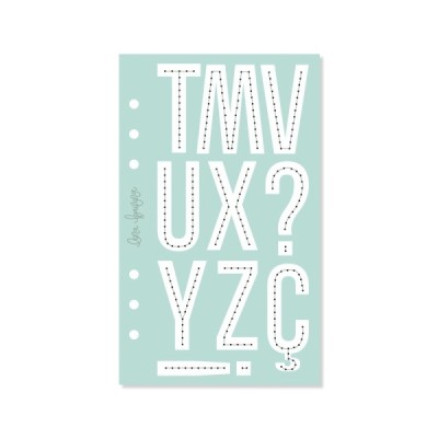 Stitch It - Template per cuciture ALFABETO LINEAL