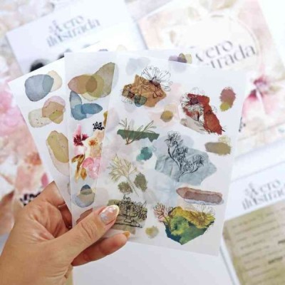 Art Journal 2.0 - Rub Ons Macchie
