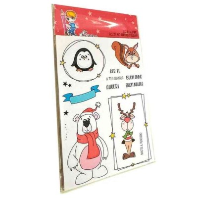 A Natale puoi - Timbro Animali Stellari