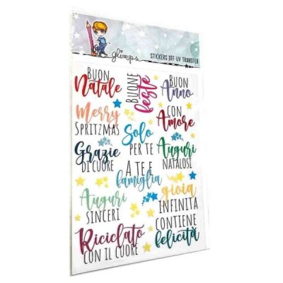 A Natale puoi - Stickers DTF UV Dillo a Natale