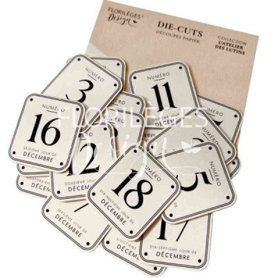 Mon Noel Magique - Etichette Calendario Avvento L'ATELIER DES LUTINS