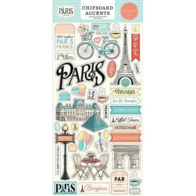 Paris - Chipboard Accents