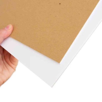 Polyplat 12x12" 3mm Bianco/Kraft