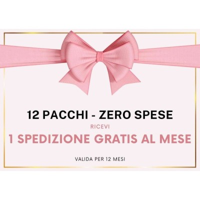 CARD 12 PACCHI ZERO SPESE