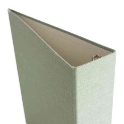 Album 9x12" Tela Lino Verde Manzana